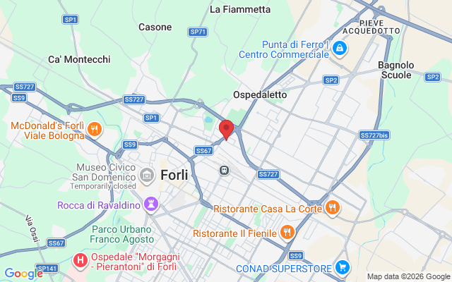 Via Macero Sauli, 1/N, 47122 Forlì FC, Italy