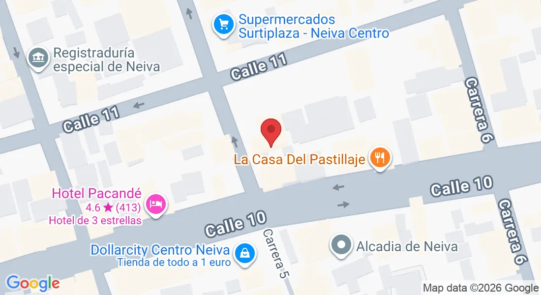Camara de Comercio del Huila, Cra 5 #10 - 38 Oficina 702, Neiva, Huila, Colombia