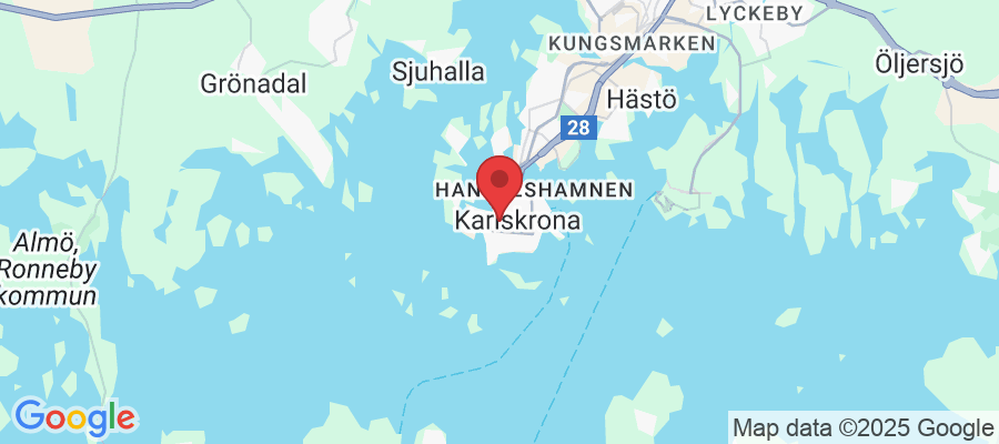 Hantverkaregatan 17, 371 35 Karlskrona, Sweden