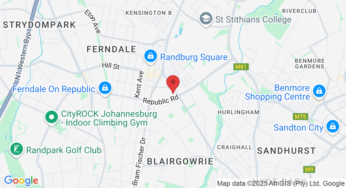 511 Jan Smuts Ave &, Republic Rd, Blairgowrie, Randburg, 2194, South Africa