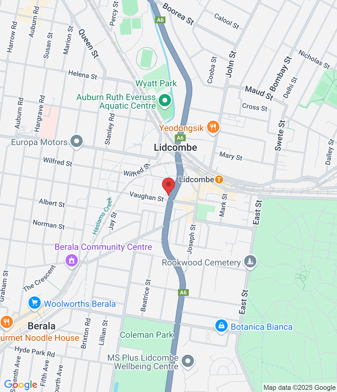 25 Vaughan St, Lidcombe NSW 2141, Australia
