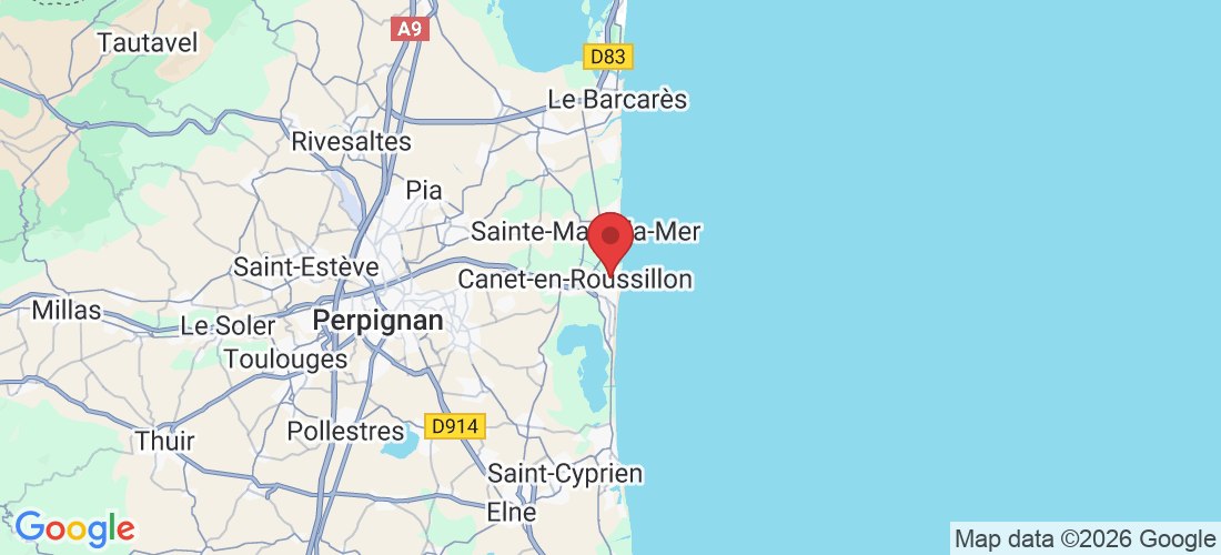 2 Quai Belem, 66140 Canet-en-Roussillon, France