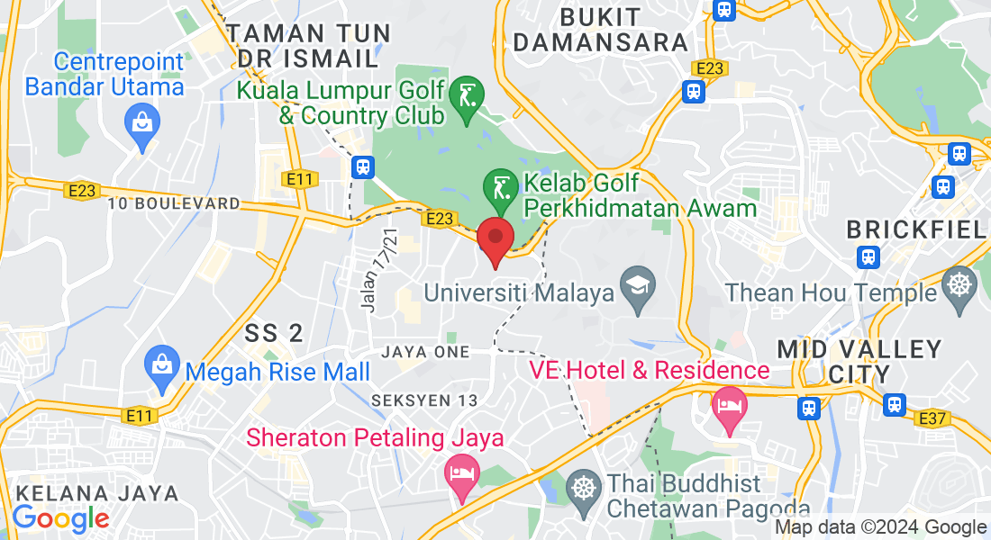 Phileo Damansara I, Block D, Jalan 16/11, Seksyen 16, 46350 Petaling Jaya, Selangor, Malaysia