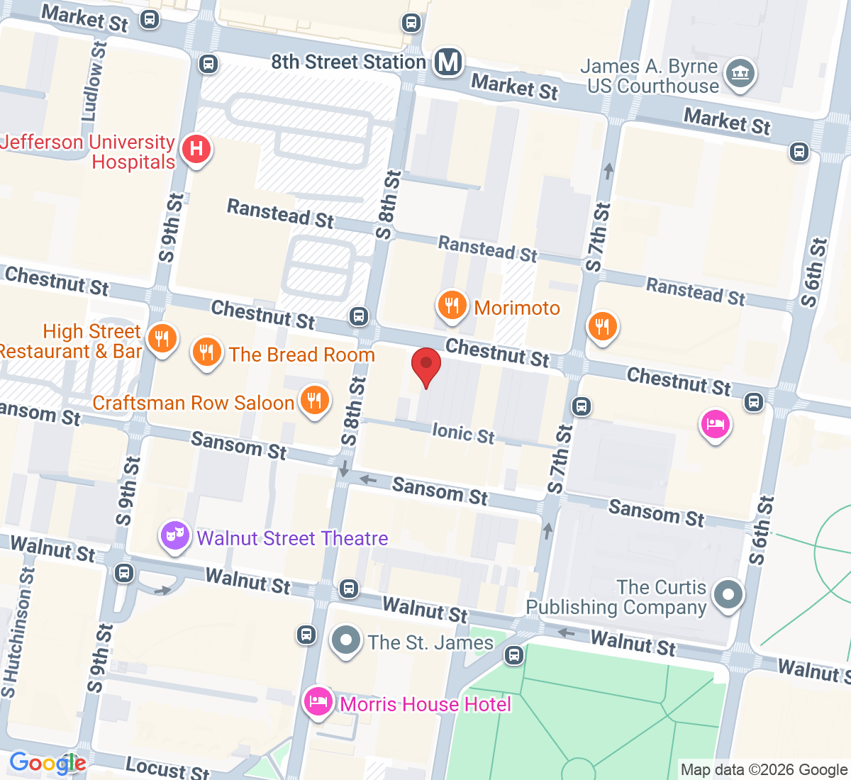 722 Chestnut St, Philadelphia, PA 19106, USA