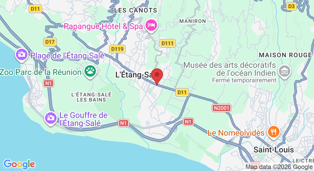 Centre médical des sables, 9 Av. Raymond Barre, L'Étang-Salé 97427, La Réunion