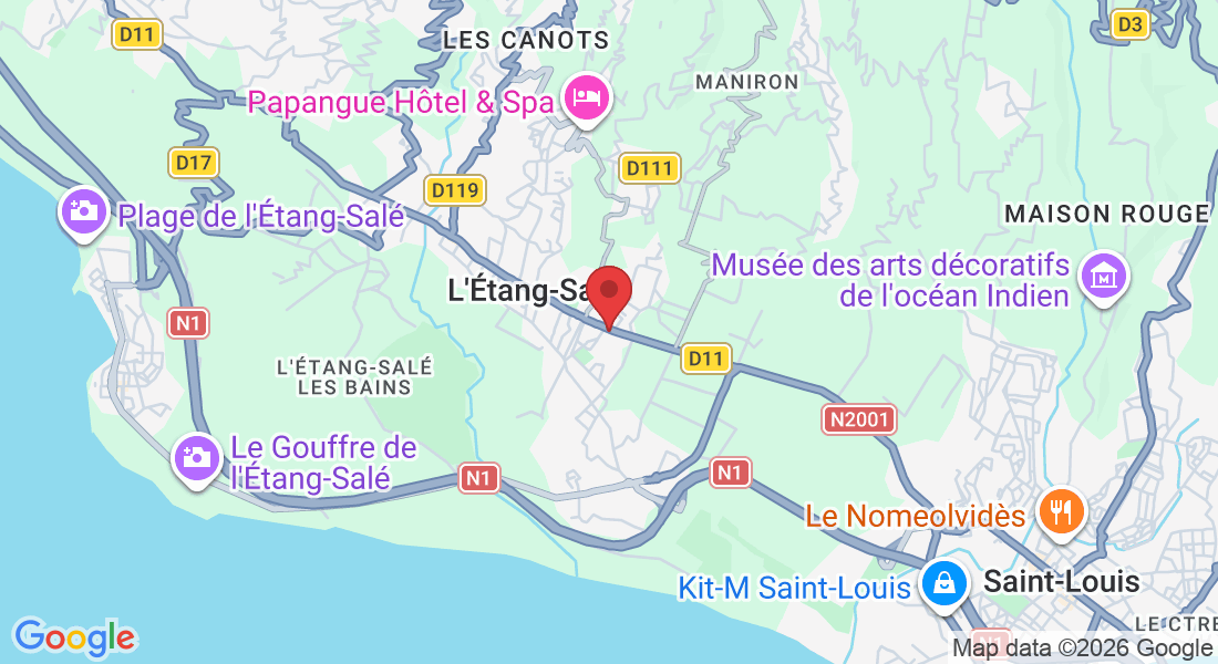 Centre médical des sables, 9 Av. Raymond Barre, L'Étang-Salé 97427, La Réunion