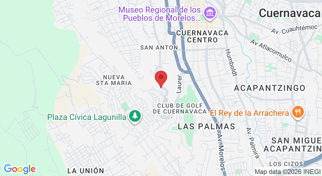 Chulavista, 62029 Cuernavaca, Mor., México
