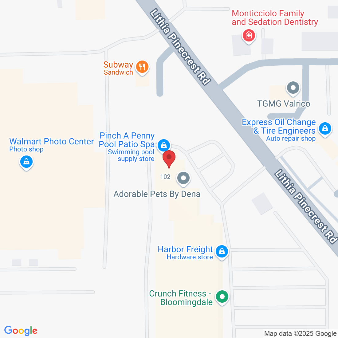 3212 Lithia Pinecrest Rd #102, Valrico, FL 33596, USA