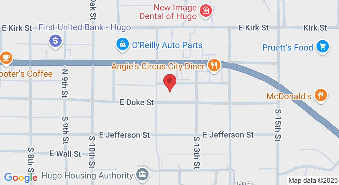 106 N 12th St, Hugo, OK 74743, USA