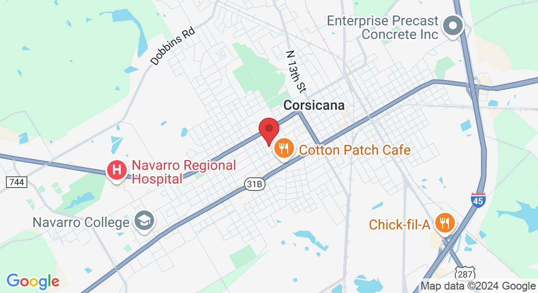 1229 W 4th Ave, Corsicana, TX 75110, USA