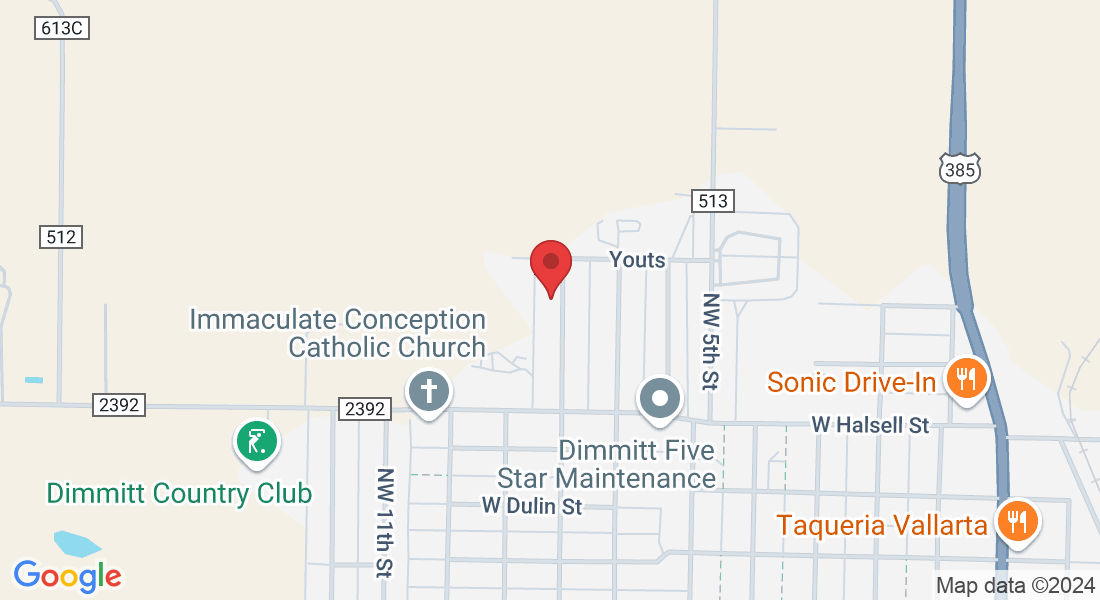 619 NW 8th St, Dimmitt, TX 79027, USA
