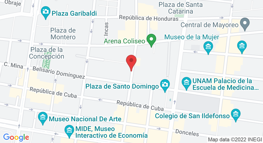 República de Chile 38D, Centro Histórico de la Cdad. de México, Centro, Cuauhtémoc, 06000 Ciudad de México, CDMX, México