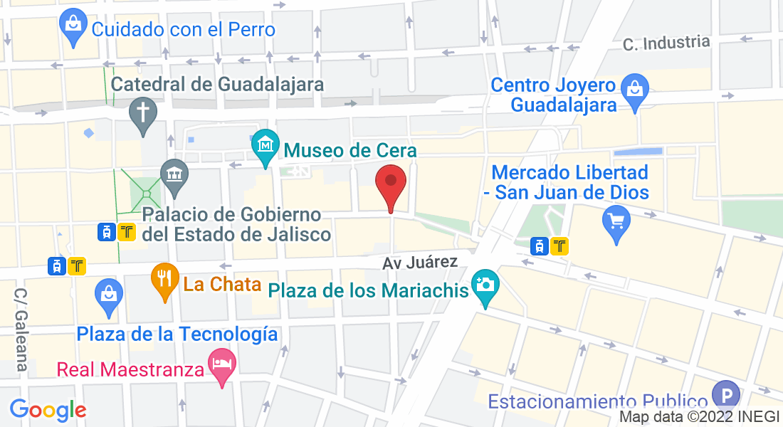 C. Pedro Moreno 118, Zona Centro, 44100 Guadalajara, Jal., México