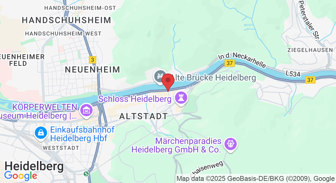 Ob. Neckarstraße, 69117 Heidelberg-Altstadt, Deutschland