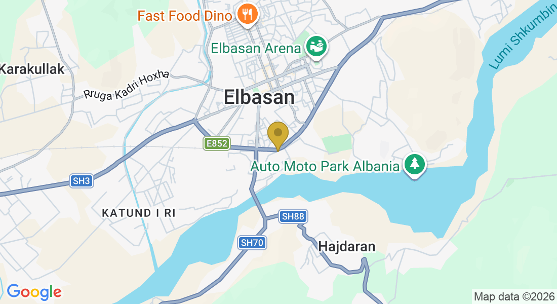 433P+P6F, Rruga Baba Sherif Cani, Elbasan, Albania