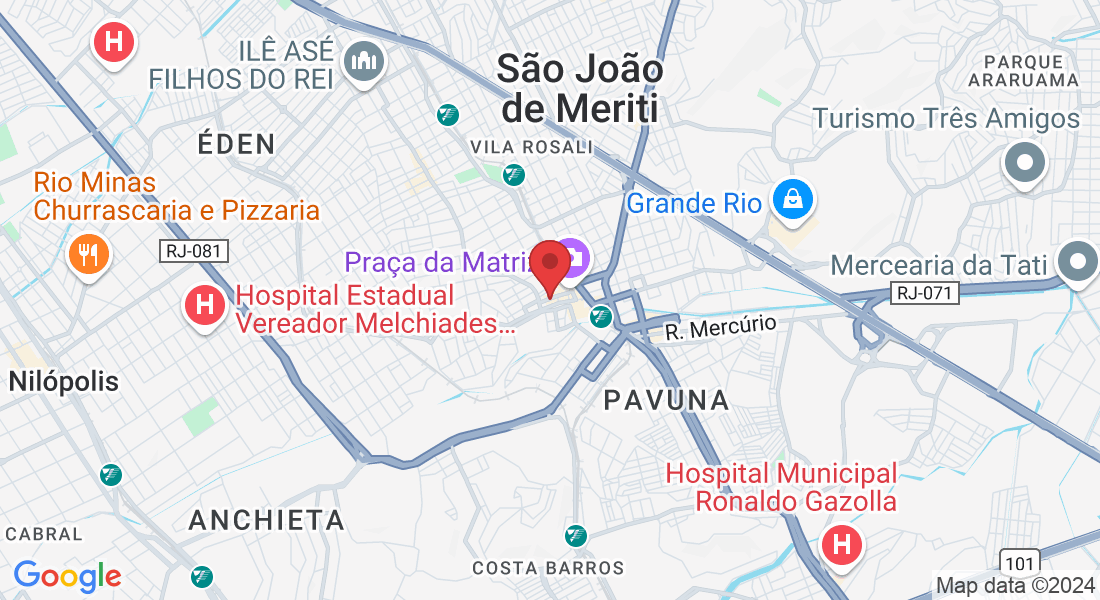 R. Gessyr Gonçalves Fontes, 139 - Centro, São João de Meriti - RJ, 25520-570, Brasil