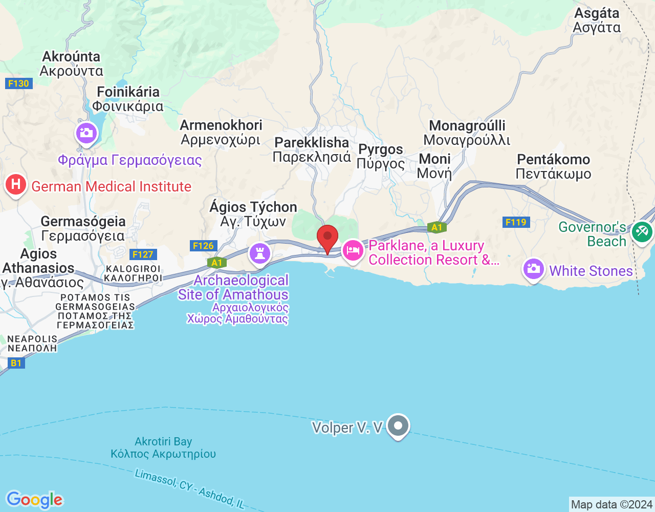 192, Amathoundos Avenue B1, Παρεκλησιά 4533, Cypern