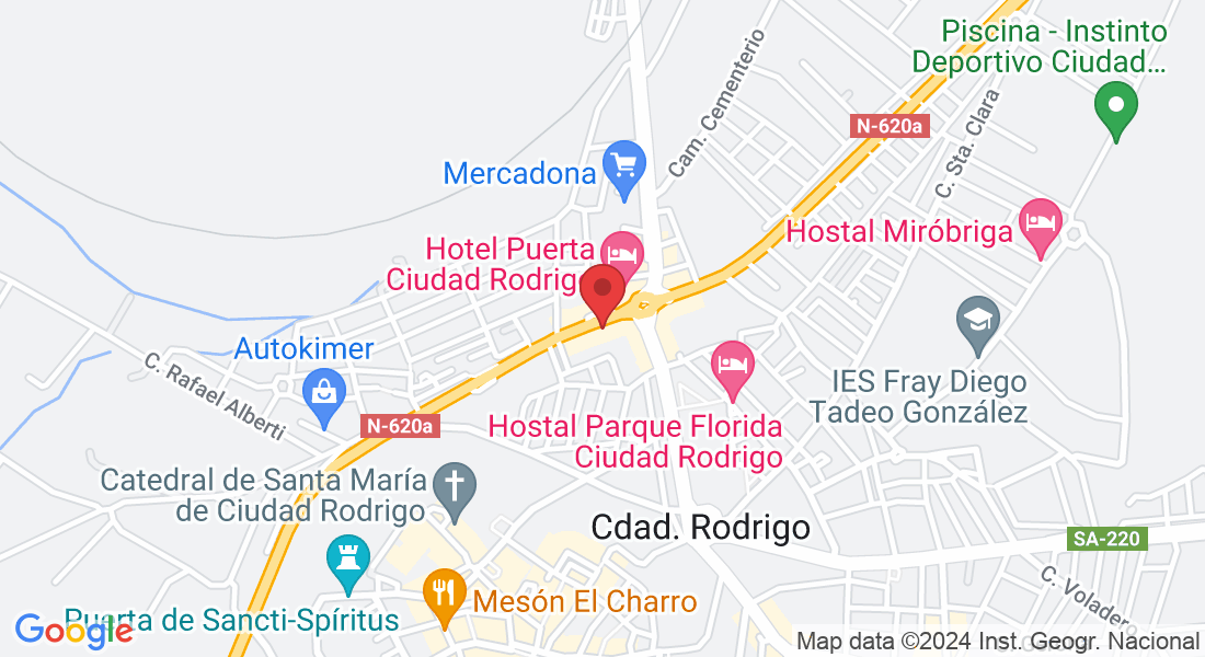 Av. Portugal, 7, 37500 Cdad. Rodrigo, Salamanca, España