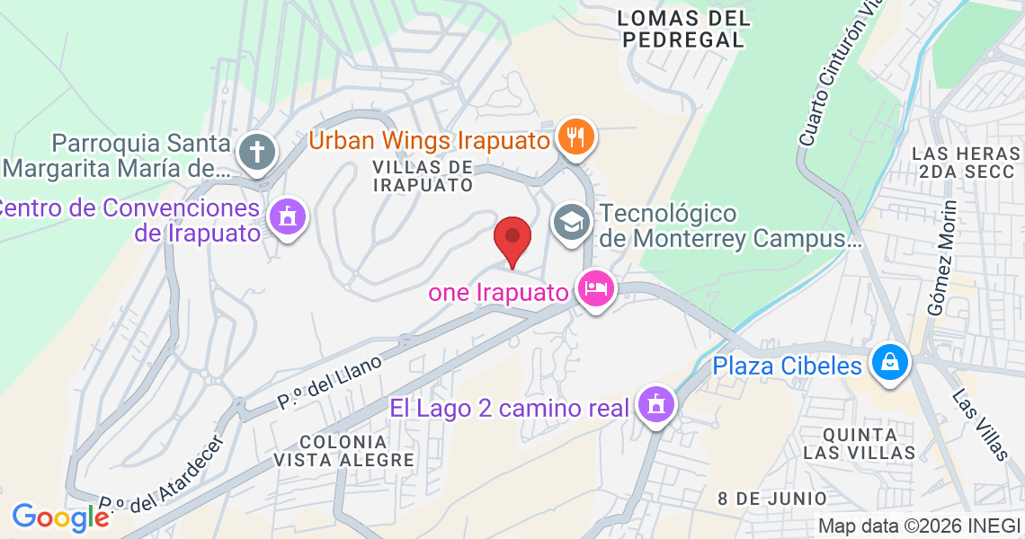 PASEO DE LA PRIMAVERA 307 COLONIA VILLAS DE IRAPUATO, 36670 Irapuato, Gto., México