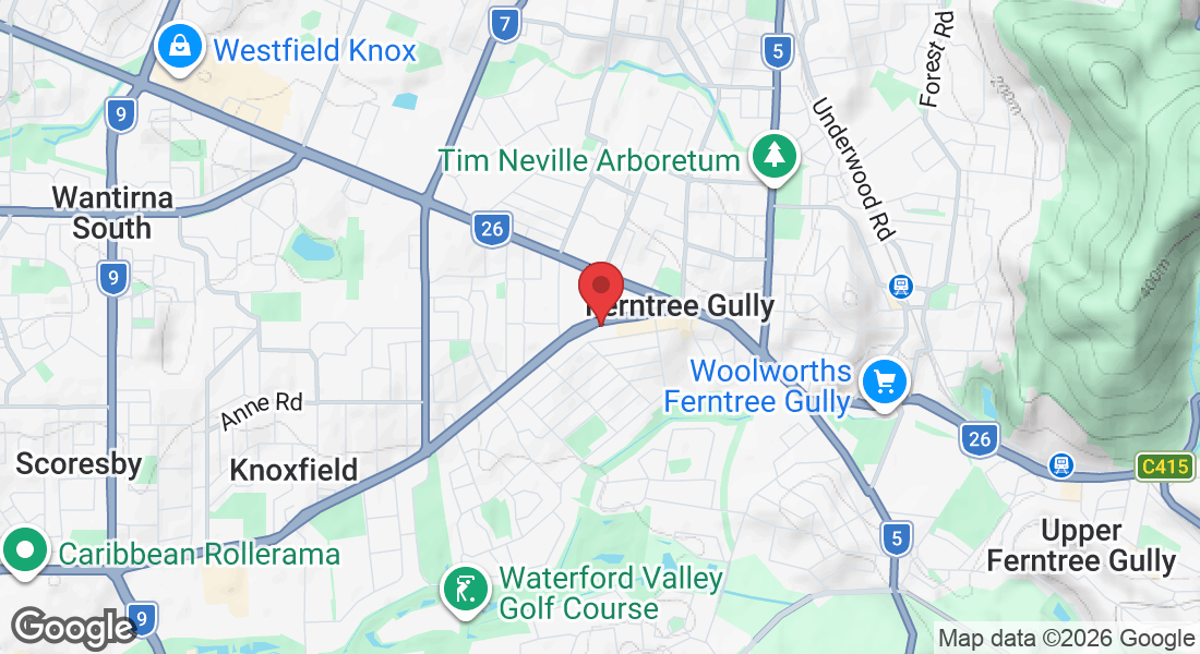 1838 Ferntree Gully Rd, Ferntree Gully VIC 3156, Australia