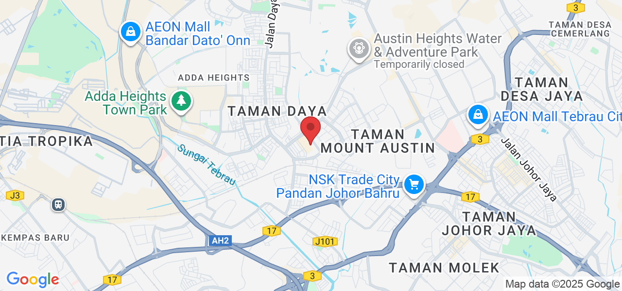 5H, JALAN SAGU 21, TAMAN DAYA, Taman Mount Austin, 81100 Johor Bahru, Johor Darul Ta'zim, Malaysia