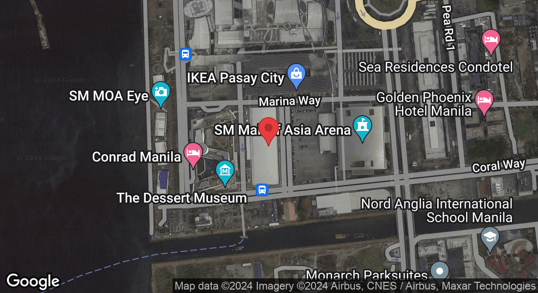 Mall of Asia Complex, Seashell Ln, Pasay, 1300 Metro Manila, Philippines