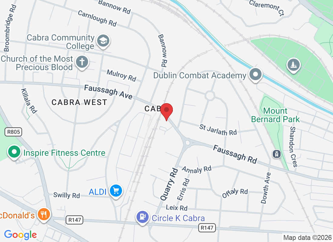 First Floor, Naomh Fionnbarra GAA Club - Physiotherapy, Faussagh Ave, Cabra East, Dublin 7, D07 TFT2, Ireland