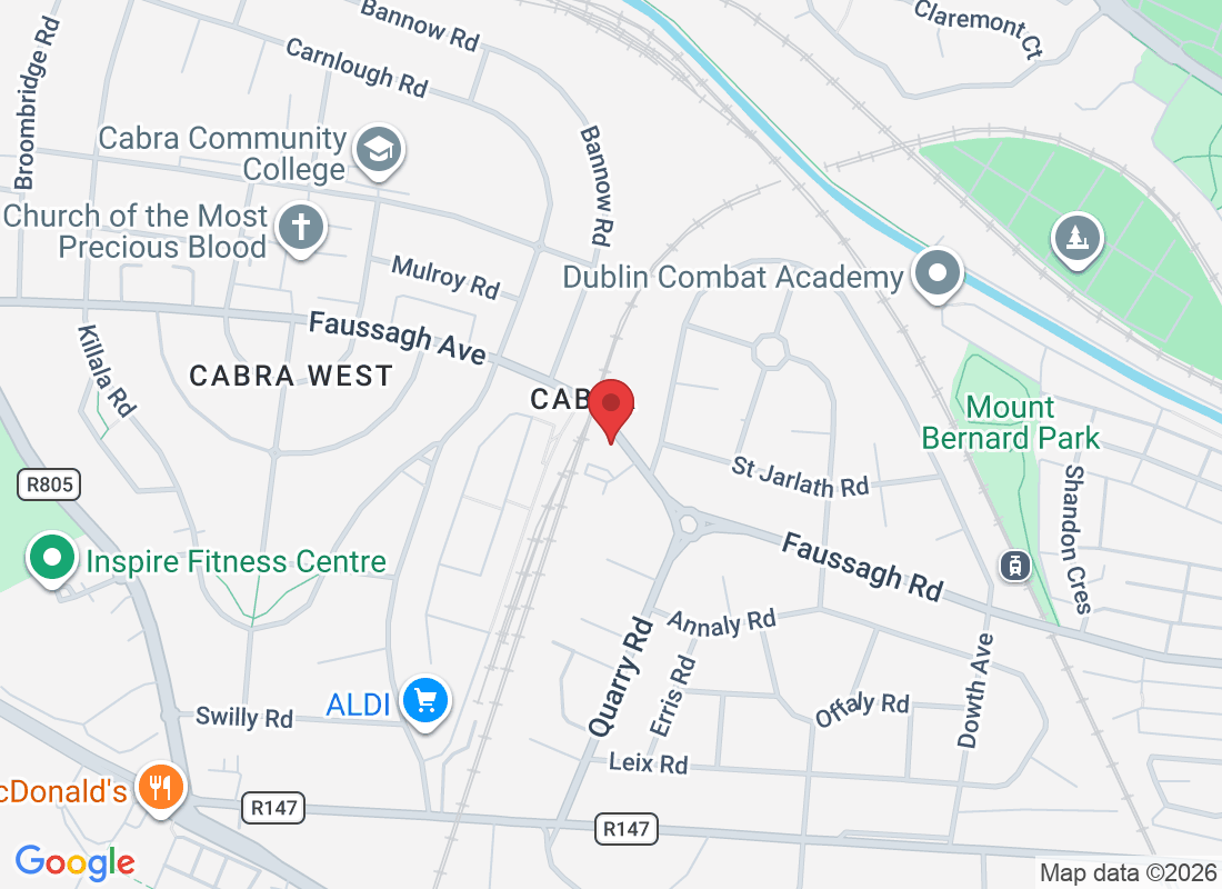First Floor, Naomh Fionnbarra GAA Club - Physiotherapy, Faussagh Ave, Cabra East, Dublin 7, D07 TFT2, Ireland