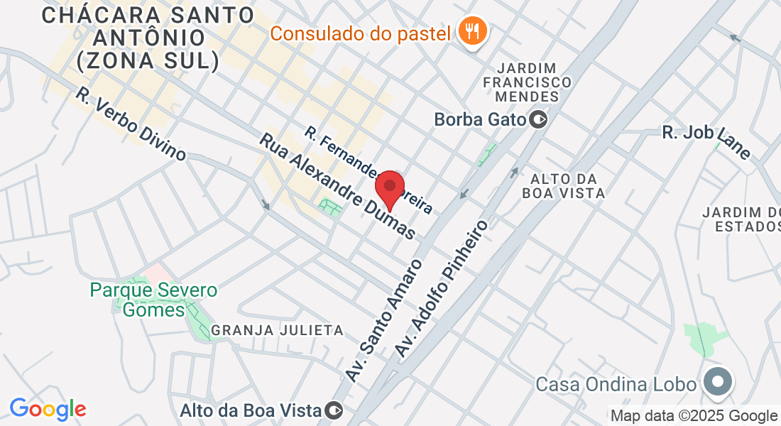 Rua Alexandre Dumas, 524 - Chácara Santo Antônio, São Paulo - SP, 04717-000, Brasil