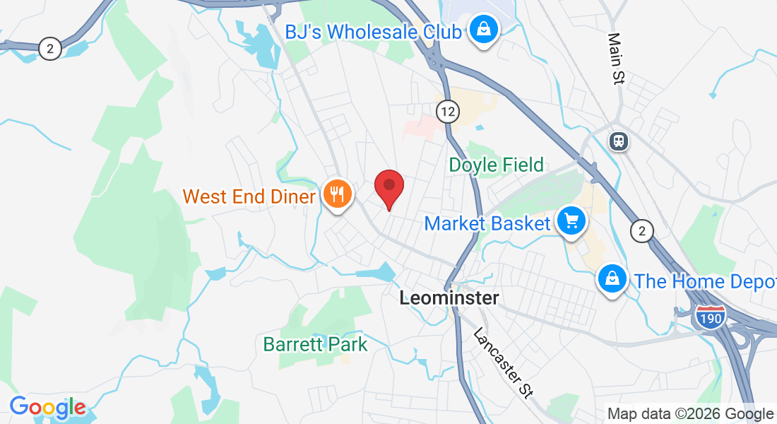 74 Blossom St, Leominster, MA 01453, USA