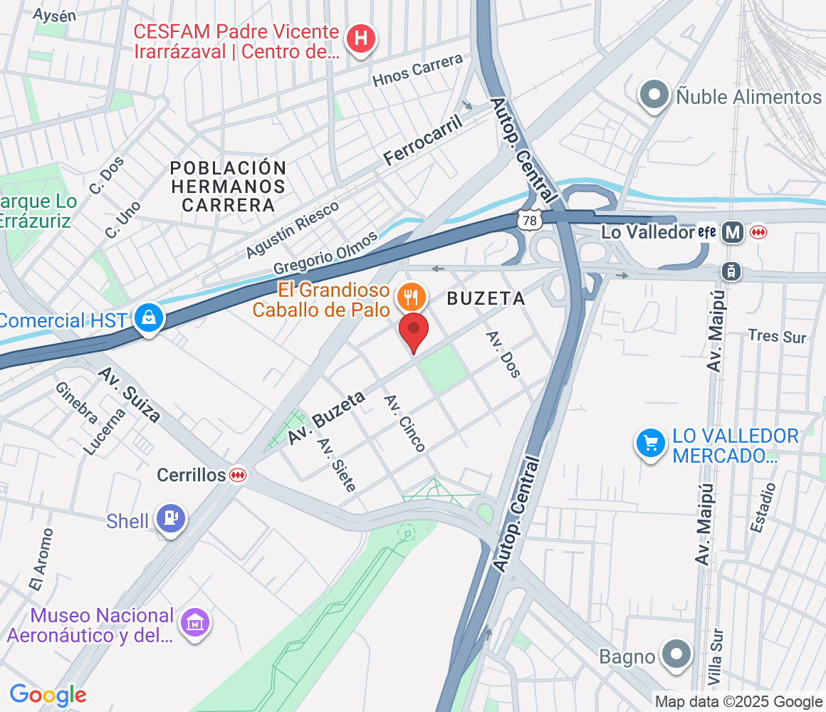 Av. Buzeta 4199, 9210030 Cerrillos, Región Metropolitana, Chile