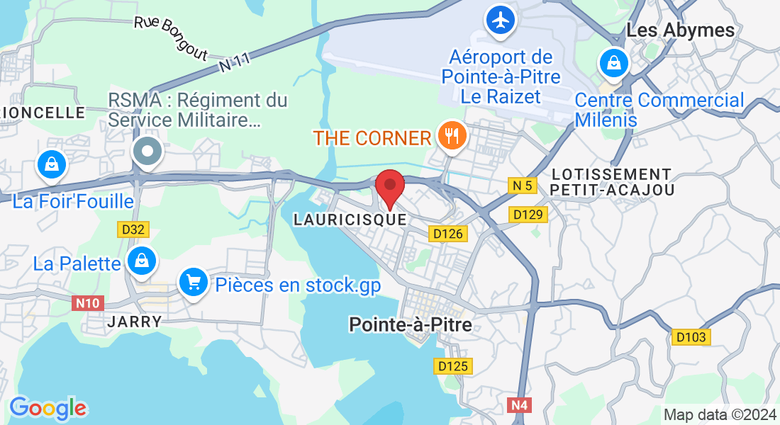 97142 Rue Johannes Gutenberg, Les Abymes 97139, Guadeloupe