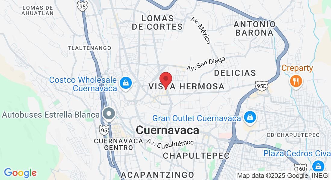 Av Teopanzolco 305-A, Vista Hermosa, 62290 Cuernavaca, Mor., México