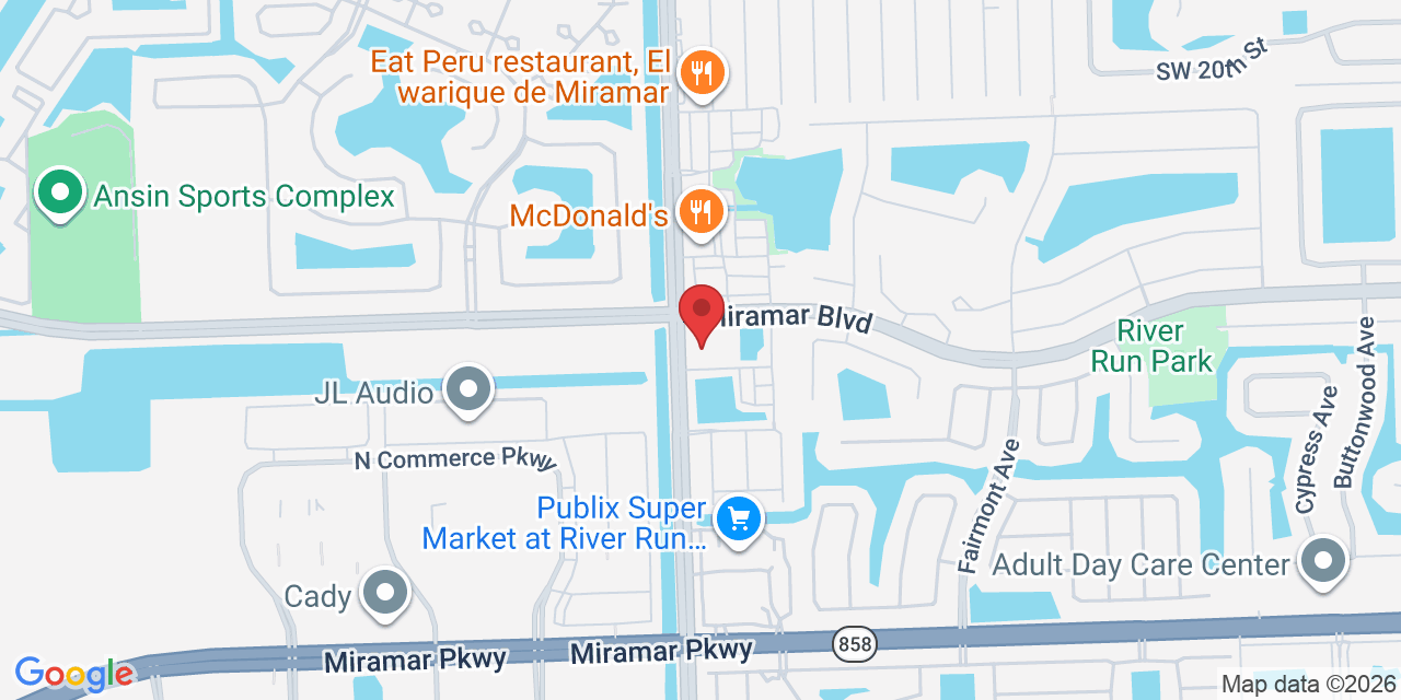 2501 SW 101st Ave suite 107, Miramar, FL 33025, EE. UU.