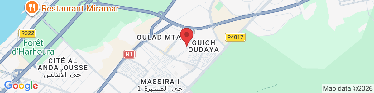 371, rue Erfoud lot riad, sec 3, Témara 12000, Maroc