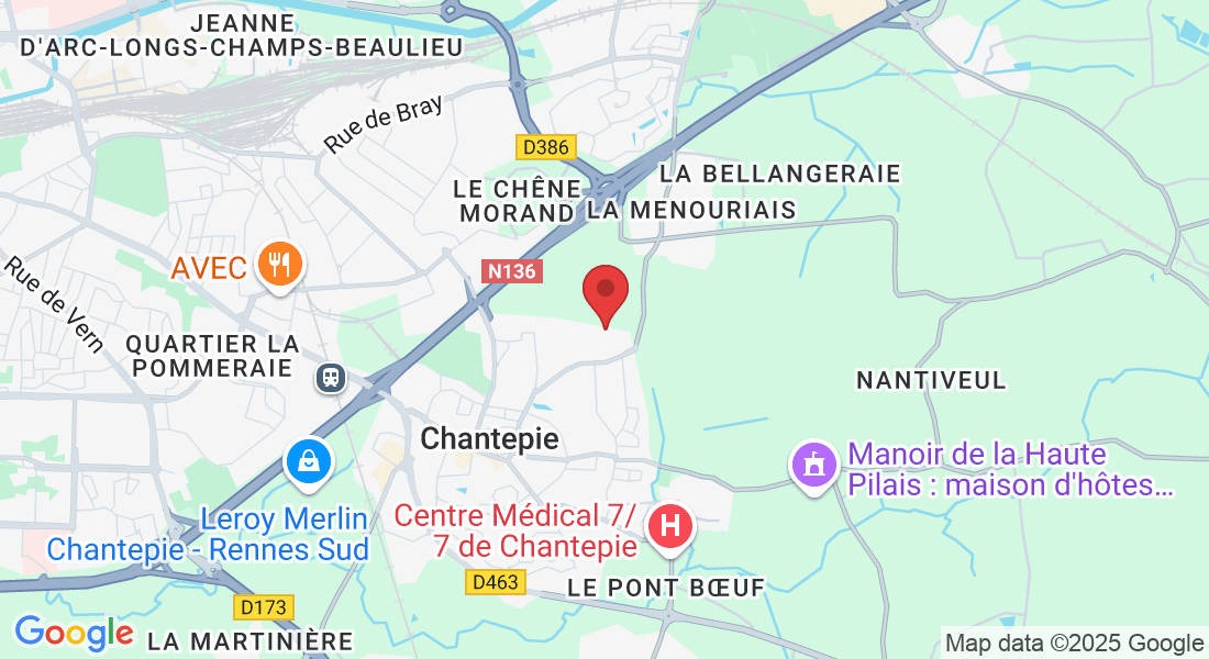 22 Rue Jean-Paul Sartre, 35135 Chantepie, France