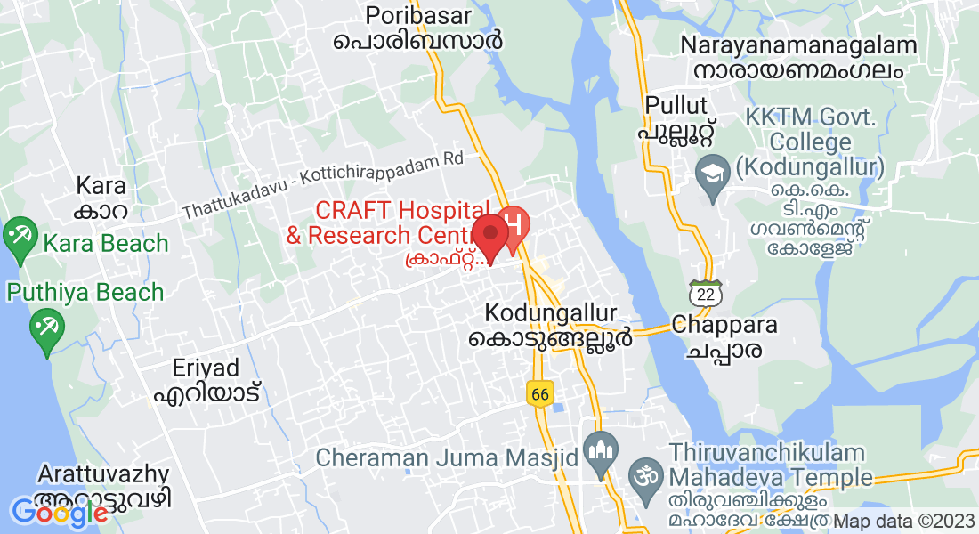 Modern Hospital Campus, Kodungallur Eriyad Rd, Kothaparambu, Kodungallur, Kerala 680664, India