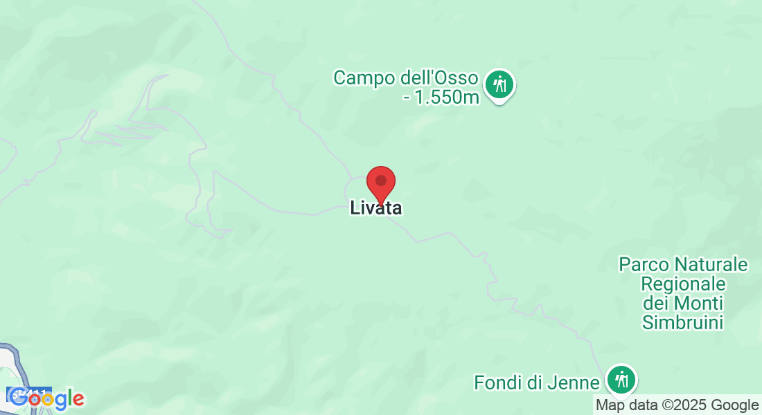 Viale dei Boschi, 1, 00028 Livata RM, Italia