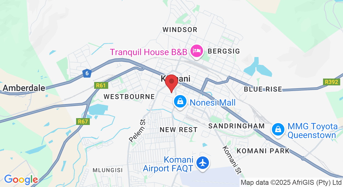 Dunbar St, Komani, 5320, South Africa