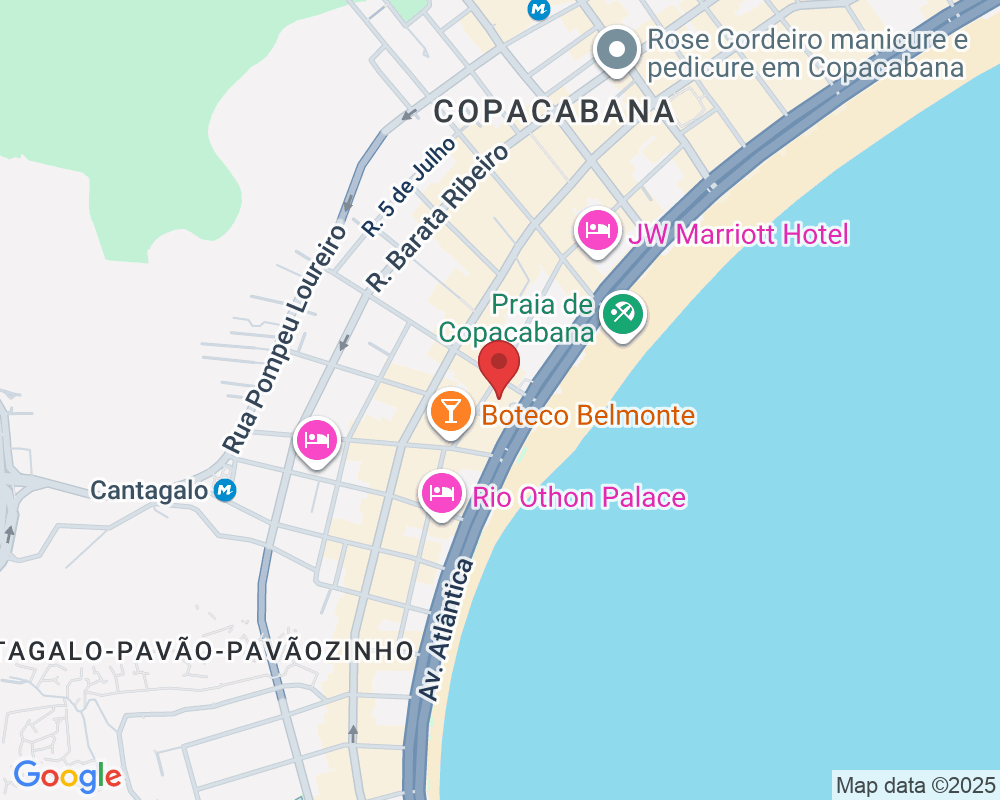 Av. Atlântica, 2964 - Copacabana, Rio de Janeiro - RJ, 22070-000, Brasil