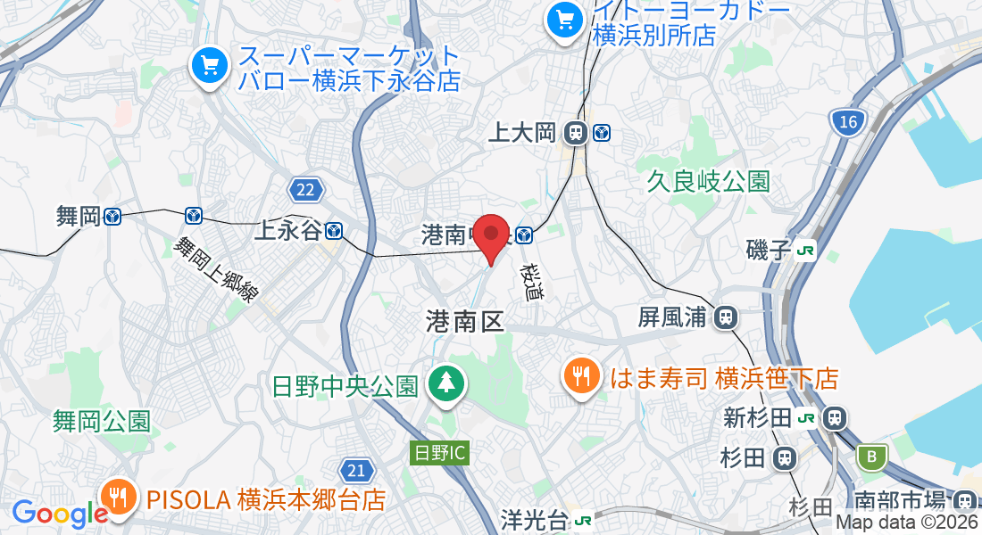 日本、〒234-0051 神奈川県横浜市港南区日野２丁目１