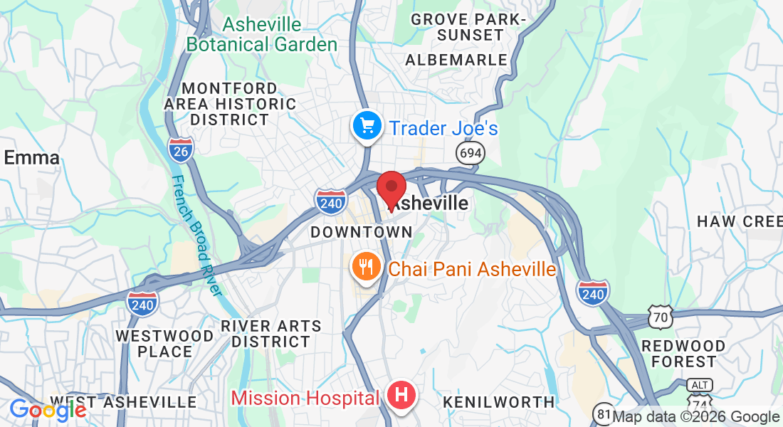 10 N Spruce St suite 101 103, Asheville, NC 28801, USA