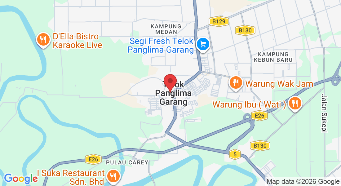 9, Jalan Telok Mengkuang, Telok Panglima Garang, 42500 Telok Panglima Garang, Selangor, Malaysia