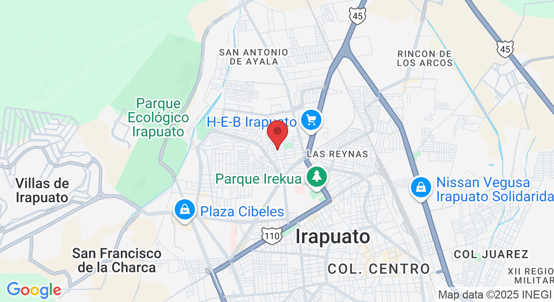 Atilano Nieto 310, Tabachines, 36615 Irapuato, Gto., Mexico