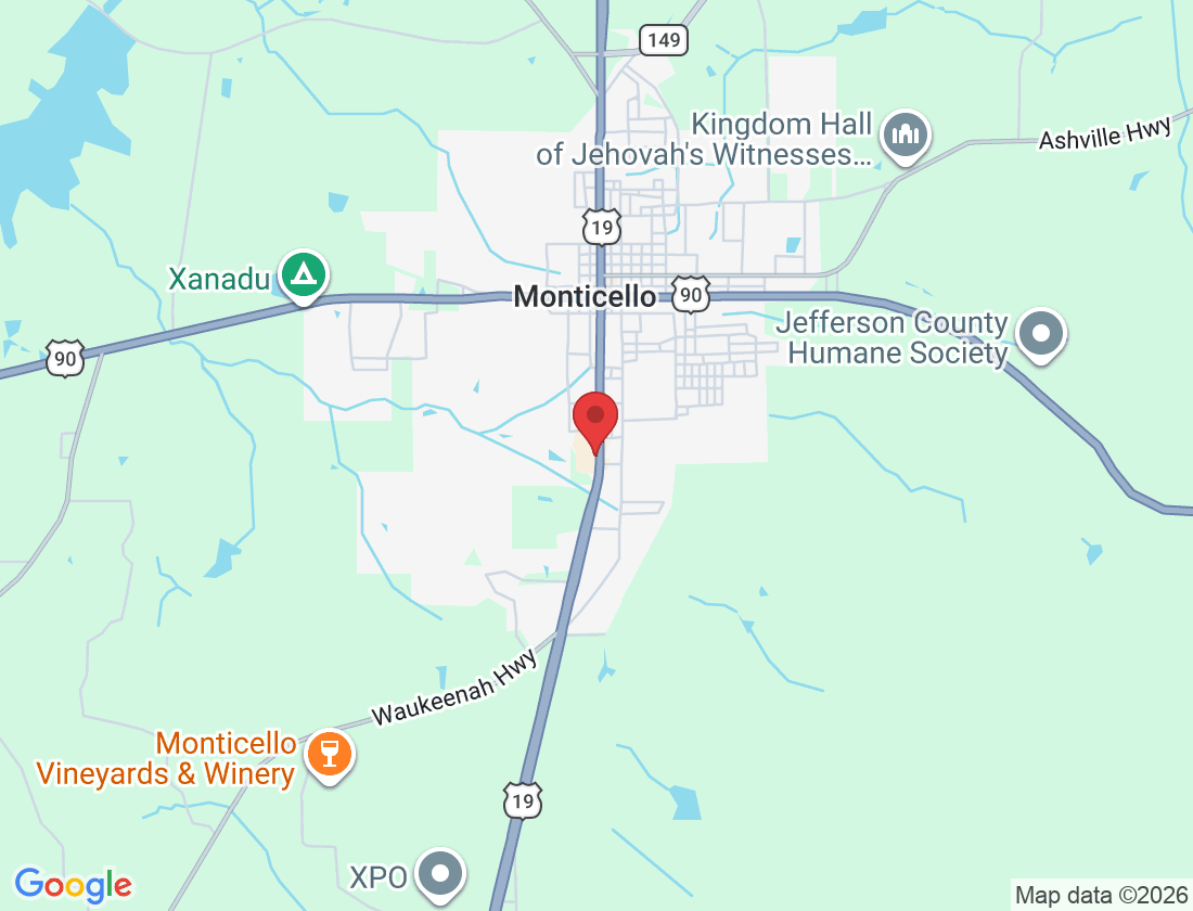 1301 S Jefferson St, Monticello, FL 32344, USA