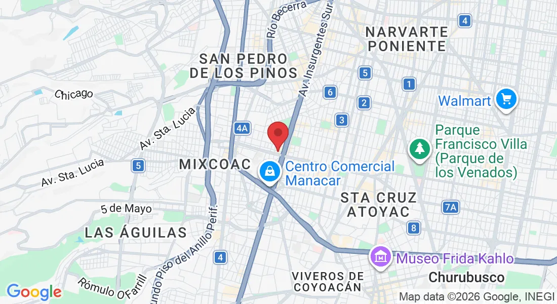 C. Empresa 165, Insurgentes Mixcoac, Benito Juárez, 03920 Ciudad de México, CDMX, México