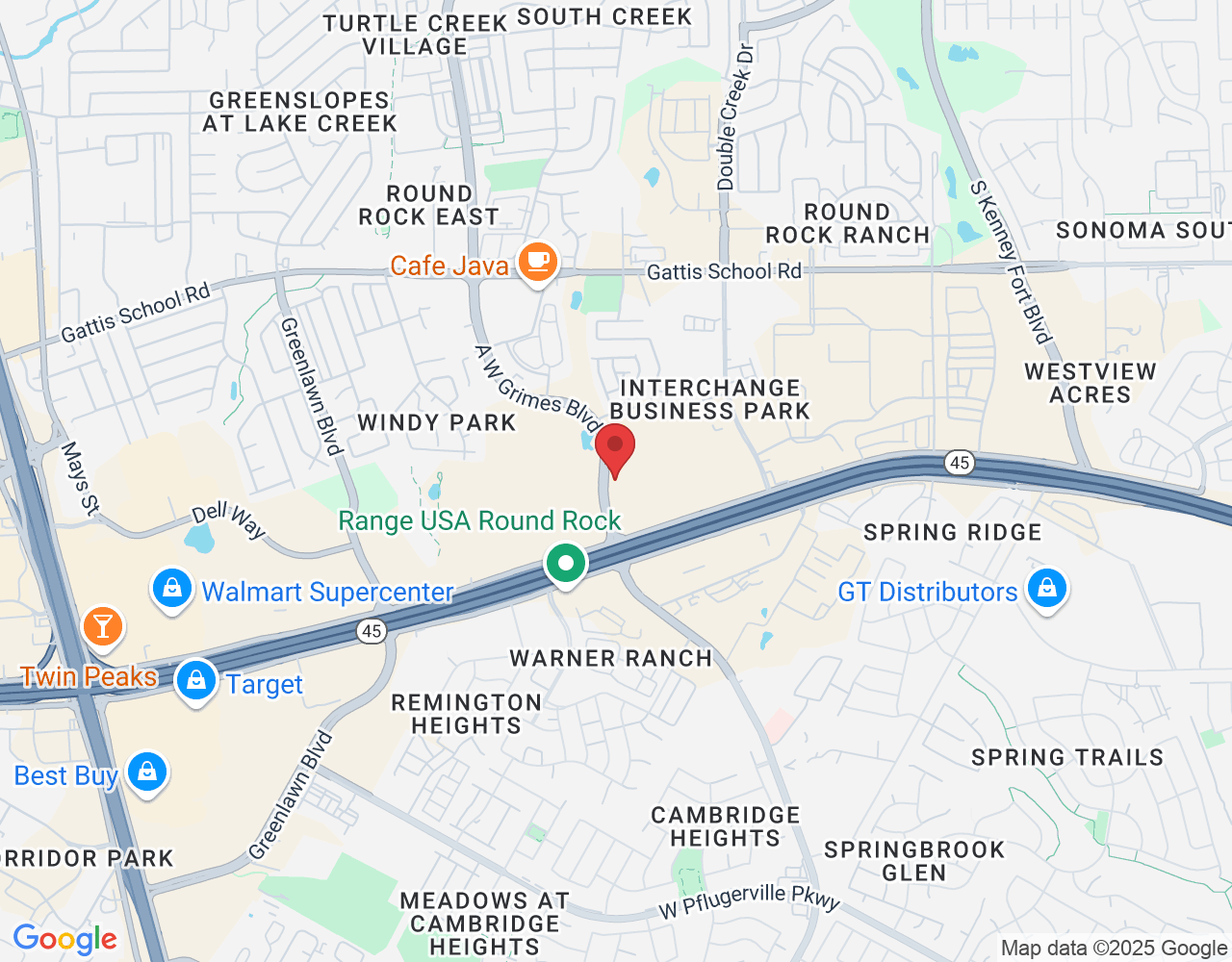 2401 S A.W. Grimes Blvd, Round Rock, TX 78664, USA