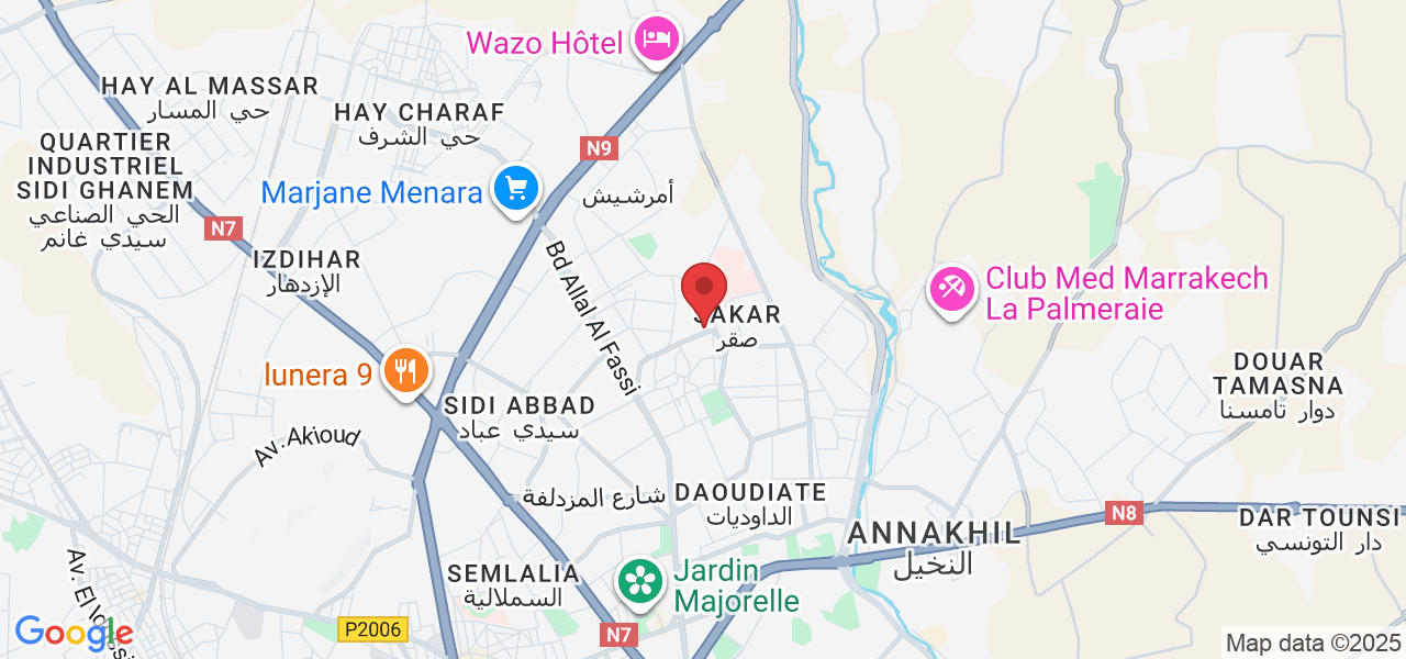 3eme etage N 15, Centre d’affaires lina, Marrakech 40000, Maroc