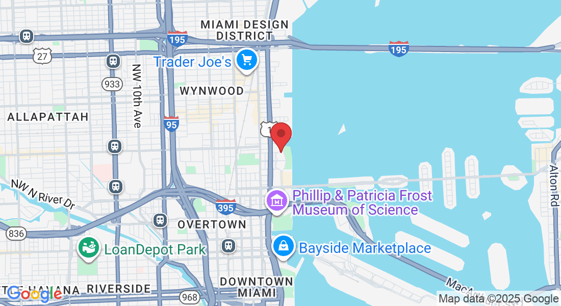 1900 N Bayshore Dr, Miami, FL 33132, USA