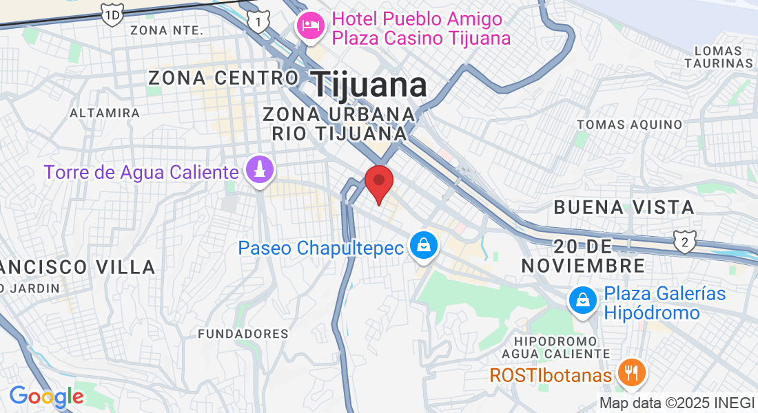 Río Colorado 9961, Revolucion, 22015 Tijuana, B.C., México